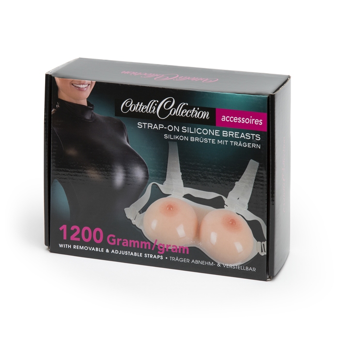 Cottelli Silicone Strap-On Breasts - Cottelli