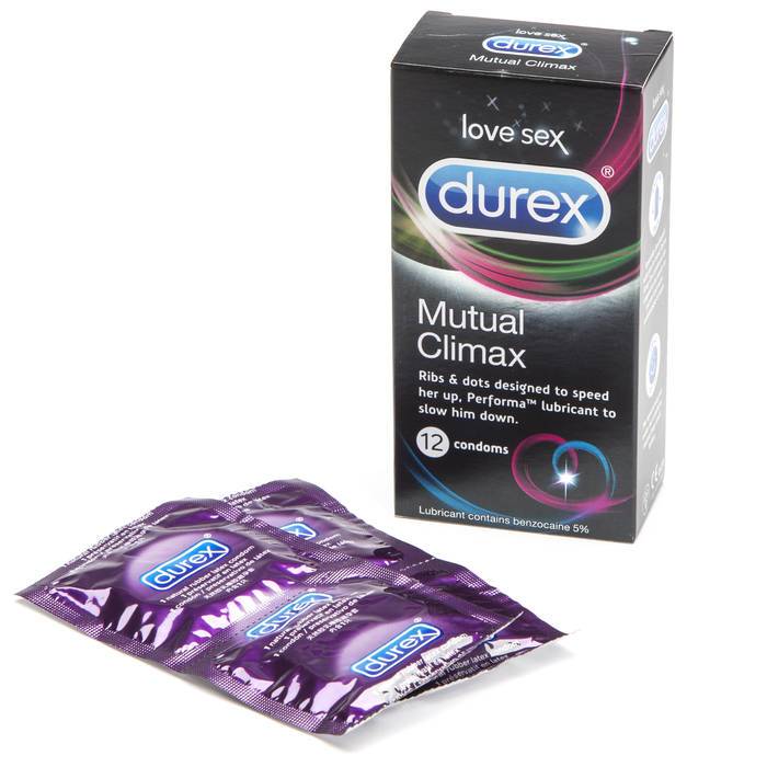 Durex Performa Intense Mutual Climax Condoms (12 Pack) - Durex