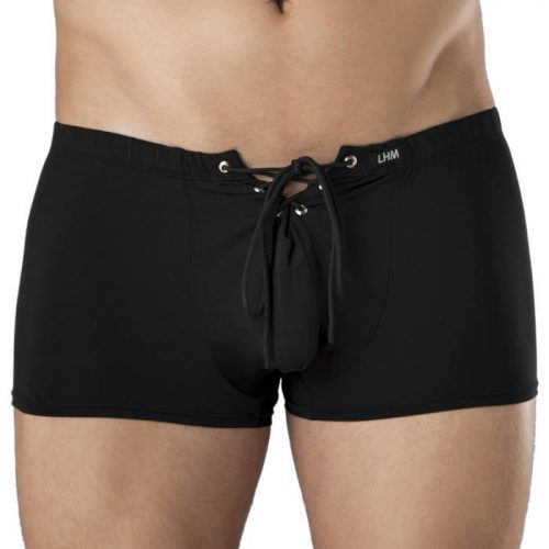 LHM Microfibre Lace Up Boxer Shorts - LHM