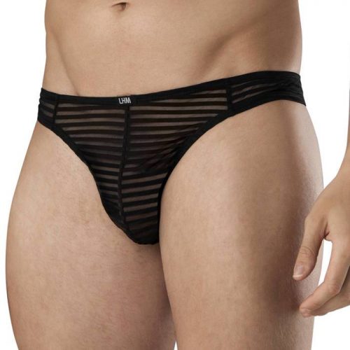 LHM Stripe Mesh Thong for Men - LHM