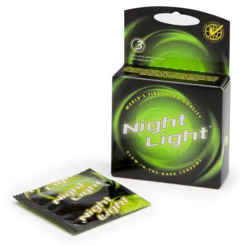 Love Light Glow In The Dark Condoms (3 Pack) - Unbranded