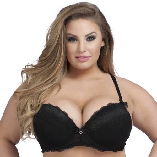 Lovehoney Plus Size Love Me Lace Push-Up Bra - Lovehoney Lingerie