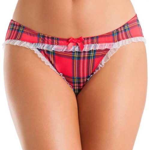 Lovehoney Schoolgirl Open-Back Crotchless Knickers - Lovehoney Fantasy