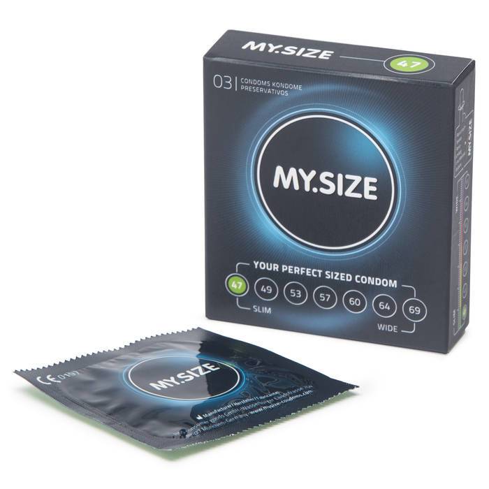 MY.SIZE 47mm Snug Condoms (3 Pack) - Unbranded