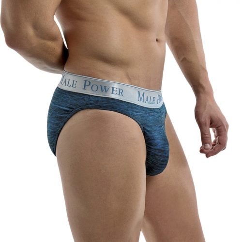 Male Power High Frequency Blue Briefs - Male Power