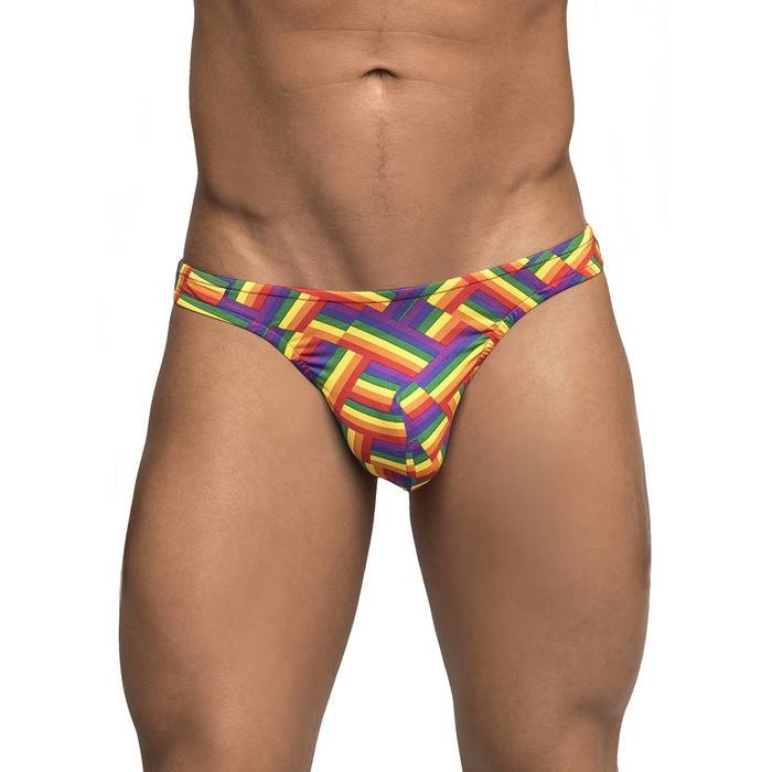 Male Power Rainbow Flag Thong - Male Power