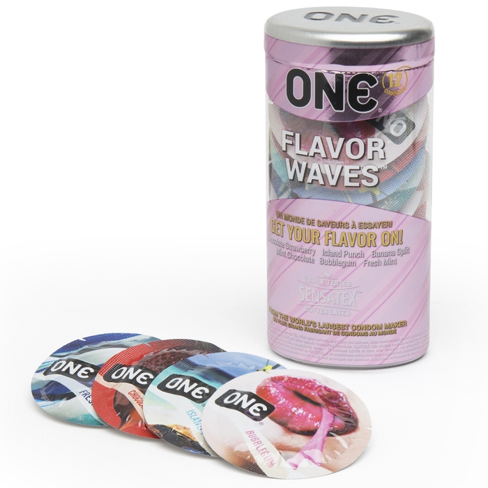 ONE Flavour Waves Condoms (12 Pack) - ONE Condoms