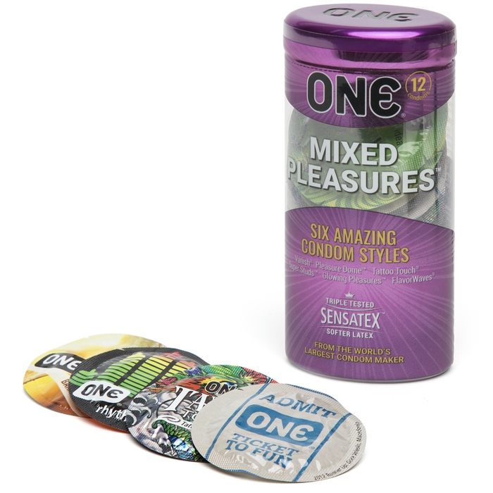 ONE Mixed Pleasures Condoms (12 Pack) - ONE Condoms