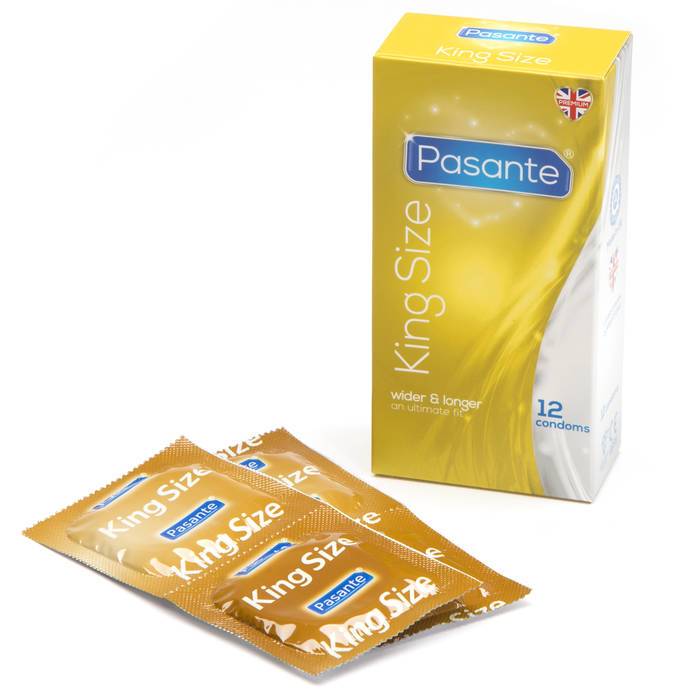 Pasante King Size Condoms (12 Pack) - Pasante