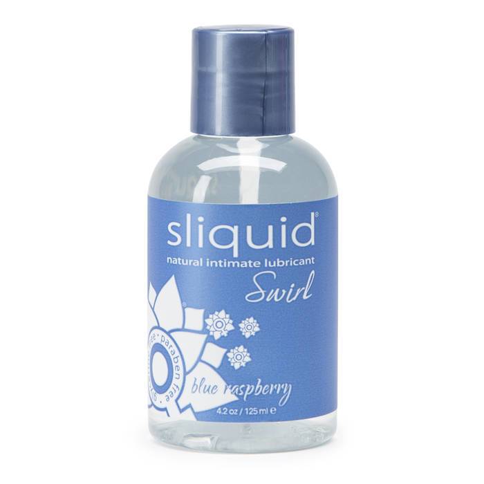 Sliquid Swirl Blue Raspberry Flavoured Lubricant 125ml - Sliquid