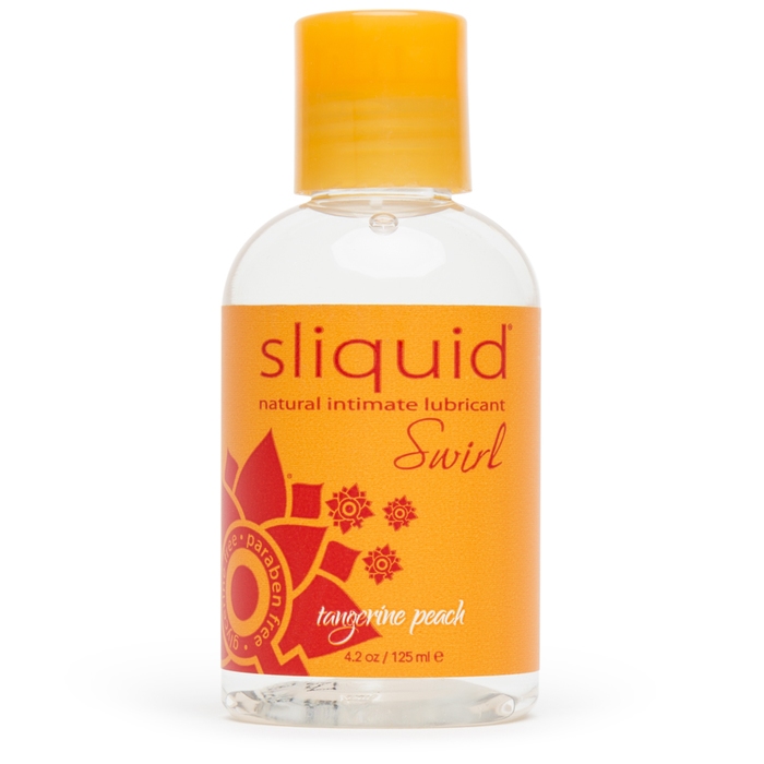 Sliquid Swirl Tangerine Peach Flavoured Lubricant 125ml - Sliquid