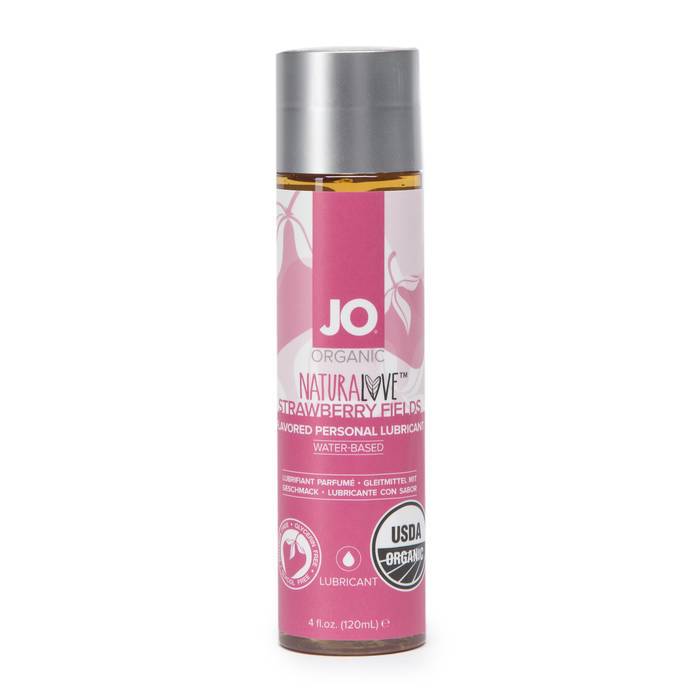 System JO Organic Strawberry Flavoured Lubricant 120ml - System JO