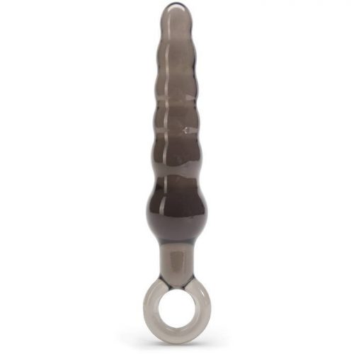 BASICS Beaded Anal Prober with Finger Loop 5.25 Inch - Lovehoney BASICS