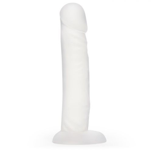 BASICS Clear Suction Cup Dildo 8 Inch - Lovehoney BASICS