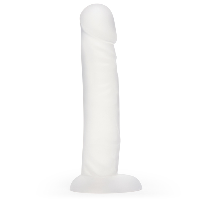 BASICS Clear Suction Cup Dildo 8 Inch - Lovehoney BASICS