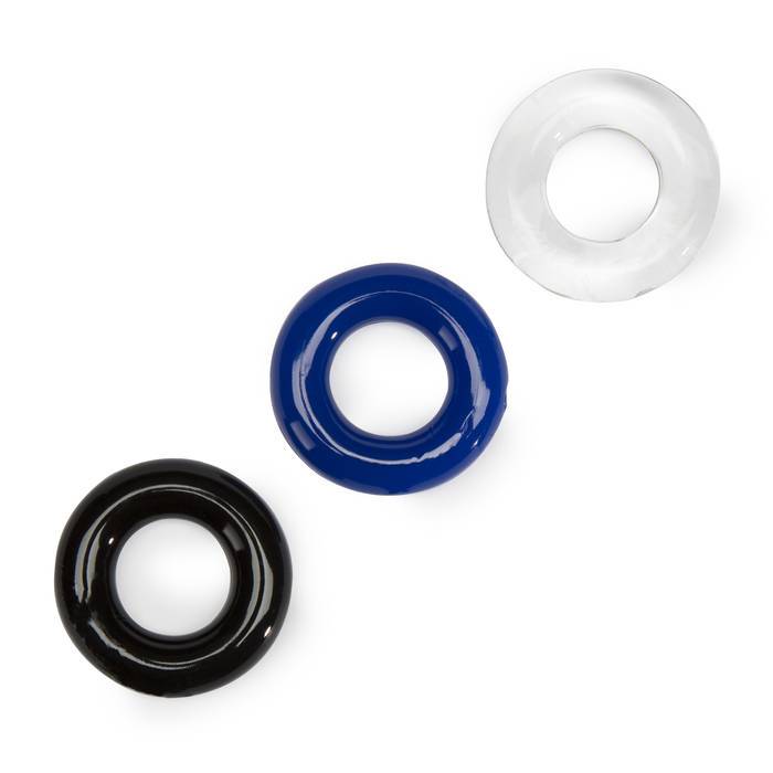 BASICS Doughnut Cock Ring Multipack (3 Pack) - Lovehoney BASICS