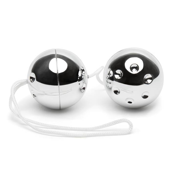 BASICS Silver Jiggle Balls 56g - Lovehoney BASICS