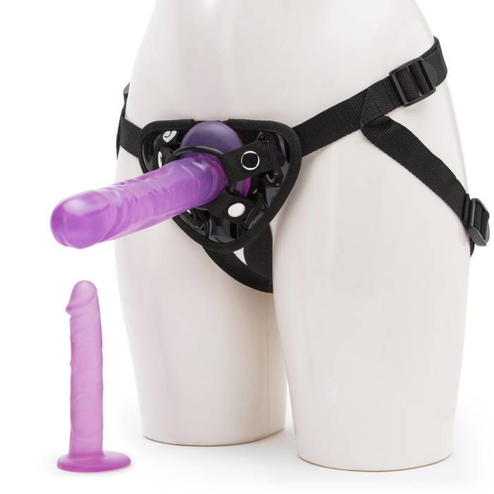 BASICS Strap-On Harness Kit with 2 Dildos - Lovehoney BASICS