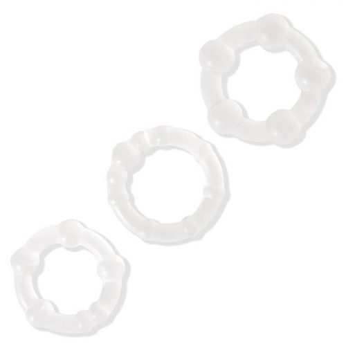 BASICS Triple Cock Ring Set (3 Pack) - Lovehoney BASICS