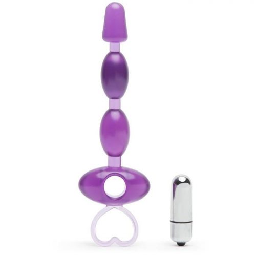 BASICS Vibrating Anal Beads 6.5 Inch - Lovehoney BASICS