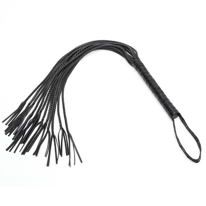 Bondage Boutique Black Rose Flogger - Bondage Boutique