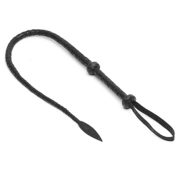 Bondage Boutique Black Rose Whip - Bondage Boutique