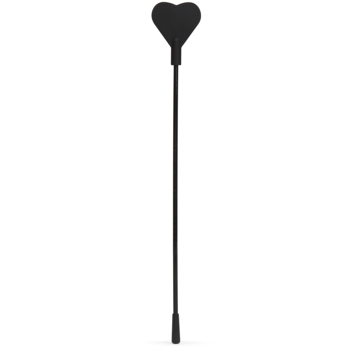 Bondage Boutique Black Skip a Beat Heart Riding Crop - Bondage Boutique