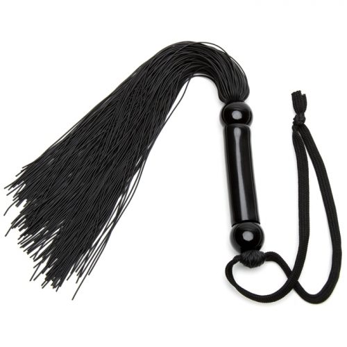 Bondage Boutique Slap 'n' Tickle 10 Inch Rubber Flogger - Bondage Boutique