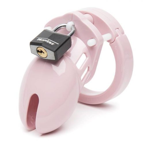 CB-6000S Short Male Pink Chastity Cage Kit - CB Chastity Devices