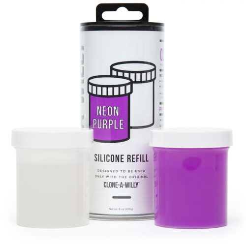 Clone-A-Willy Neon Purple Silicone Refill - Clone A Willy