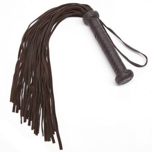 Coco de Mer Brown Leather Flogger - Coco de Mer