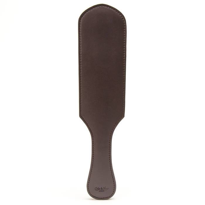 Coco de Mer Brown Leather Paddle - Coco de Mer