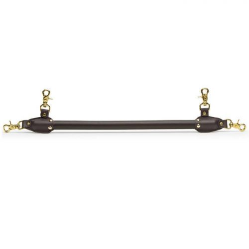 Coco de Mer Brown Leather Spreader Bar - Coco de Mer