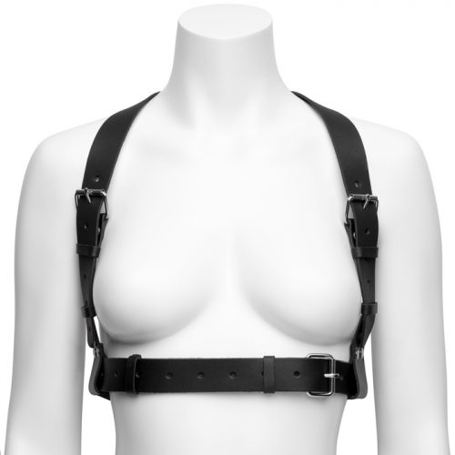 DOMINIX Deluxe Leather Racerback Harness - DOMINIX