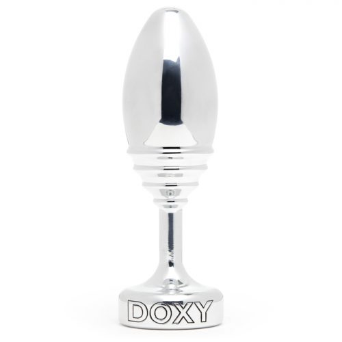 DOXY Ribbed Aluminium Butt Plug 4 Inch - DOXY