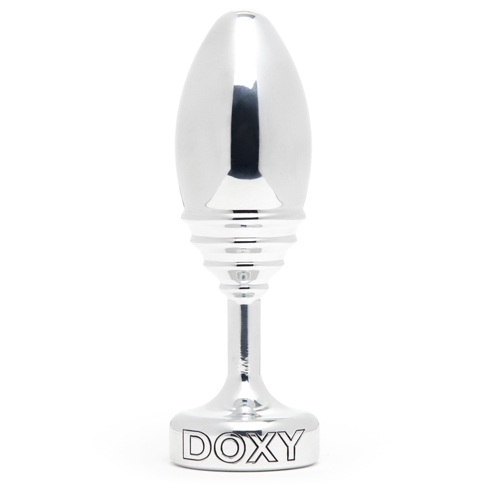 DOXY Ribbed Aluminium Butt Plug 4 Inch - DOXY