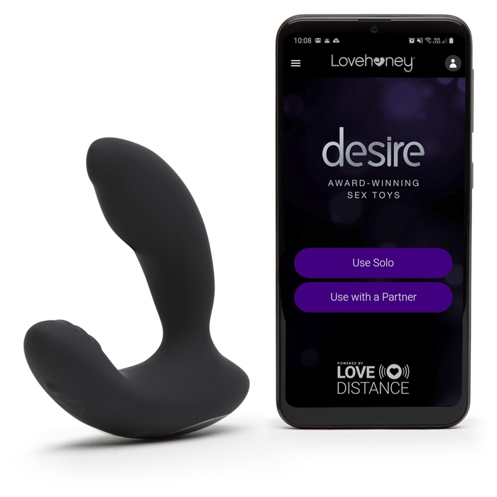 Desire Luxury App Controlled Rechargeable Prostate Vibrator - Lovehoney Desire