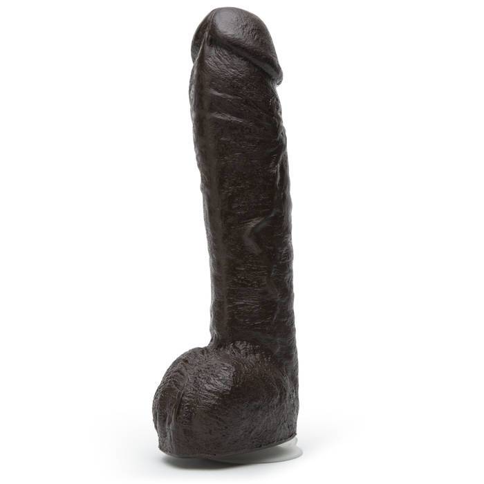 Doc Johnson Bam Black Realistic Vac-U-Lock Large Cock 10.5 Inch - Doc Johnson