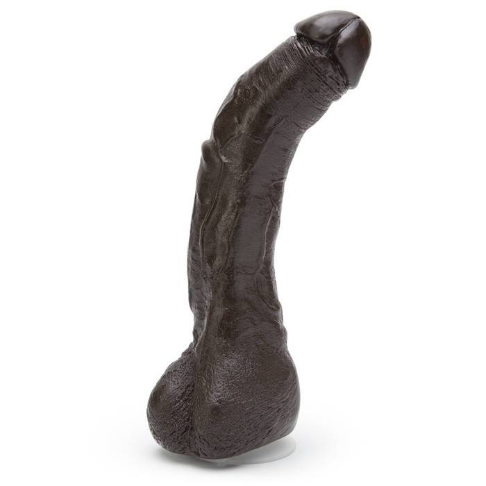 Doc Johnson Black Thunder Realistic Vac-U-Lock Dildo 9 Inch - Doc Johnson