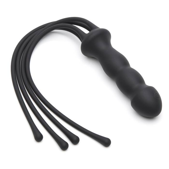 Doc Johnson Silicone Flogger Whip with Dildo Handle - Doc Johnson