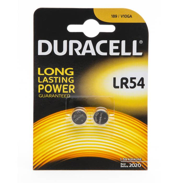 Duracell Alkaline LR54 Batteries (2 Pack) - Duracell