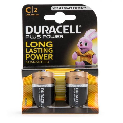 Duracell C Batteries (2 Pack) - Duracell