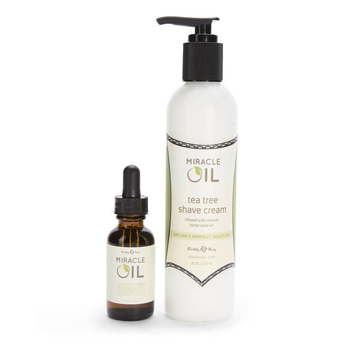 Earthly Body Miracle Oil & Shave Cream Combo - Earthly Body