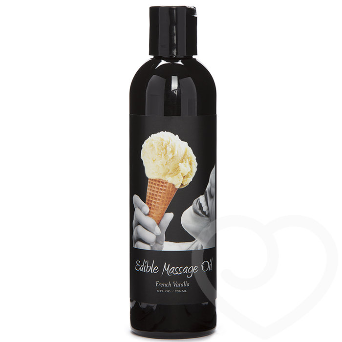 Earthly Body Vanilla Edible Massage Oil 236ml - Earthly Body