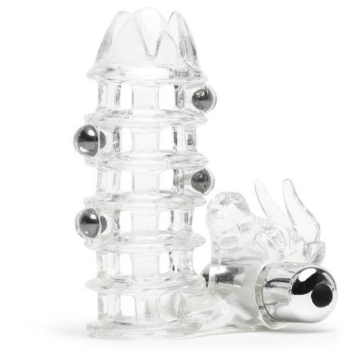 El Toro Vibrating Penis Sleeve Cock Ring and Beaded Enhancer - Cal Exotics