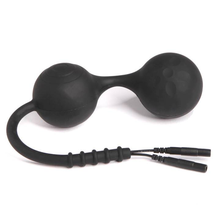 ElectraStim Lula Noir Silicone Kegel Balls with E-Stim - ElectraStim