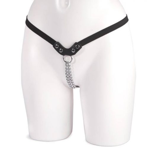 Female Chain G-String with Elasticated Straps - Unbranded