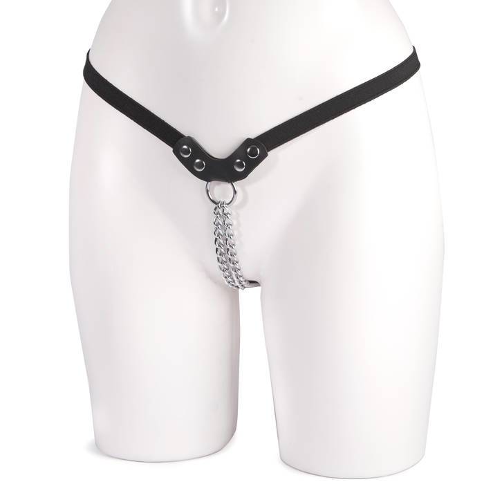 Female Chain G-String with Elasticated Straps - Unbranded