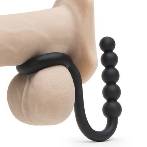 Fetish Fantasy Elite Silicone Ball Cinch with Anal Beads - Fetish Fantasy