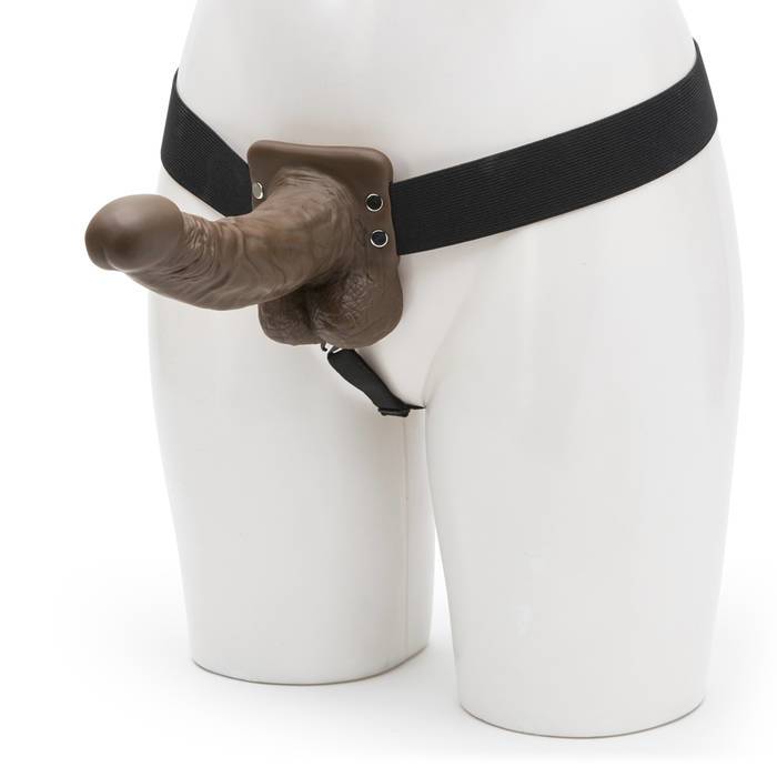 Fetish Fantasy Hollow Strap-On with Balls 7 Inch - Fetish Fantasy